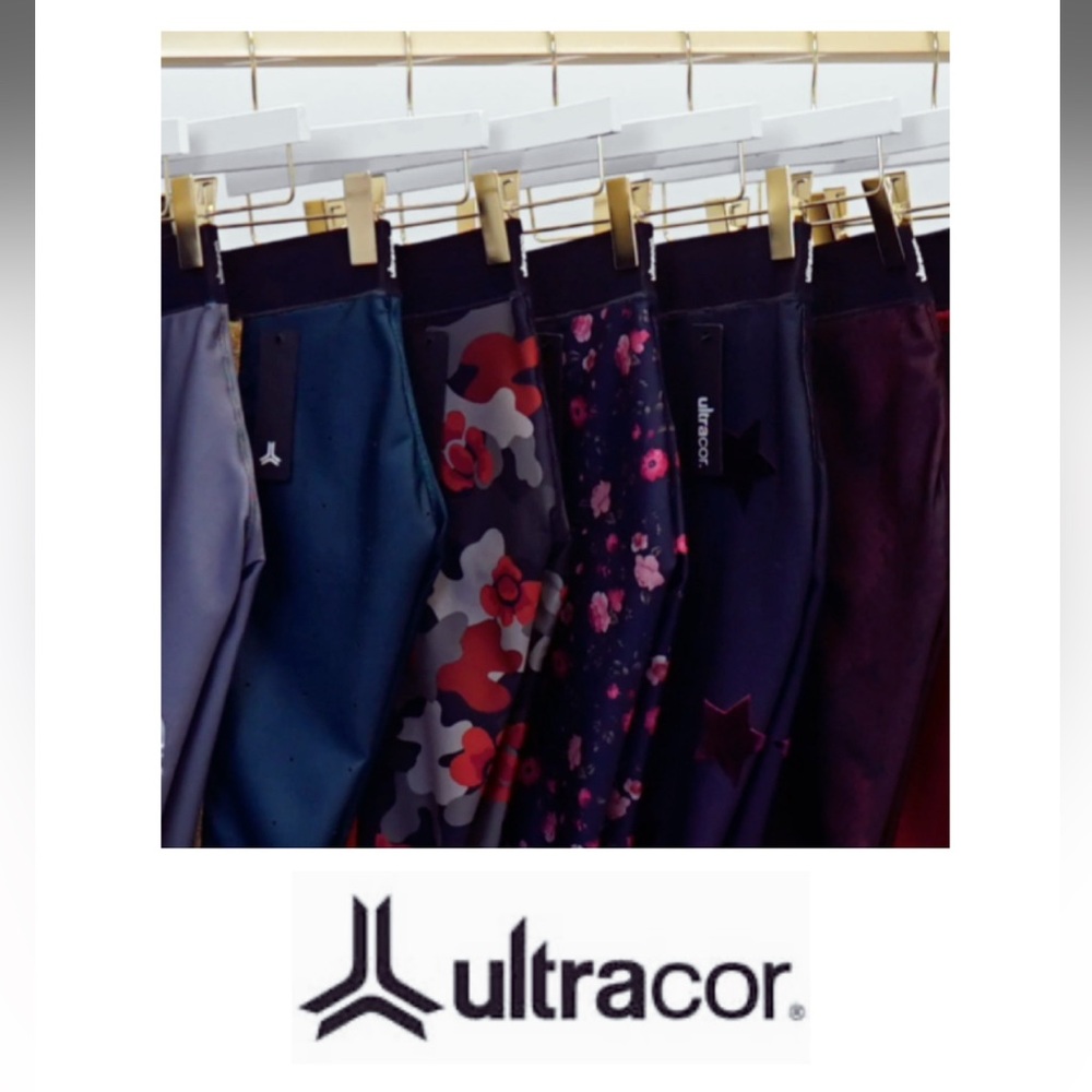 Ultracor Floral Patterned Leggings Dark Blue